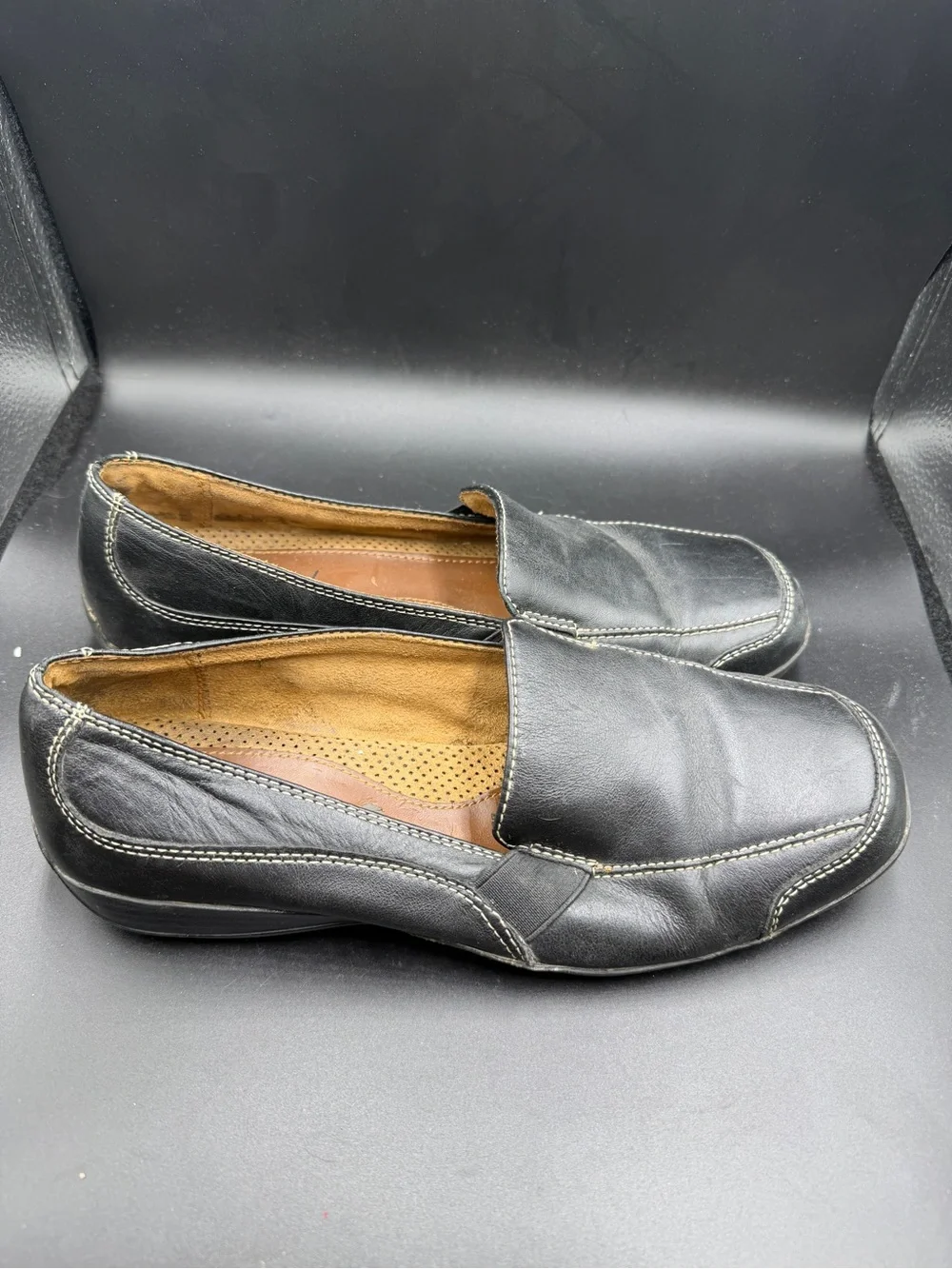 Natural soul by Naturalizer black shoes size 8